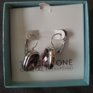 Pink Touchstone Earrings